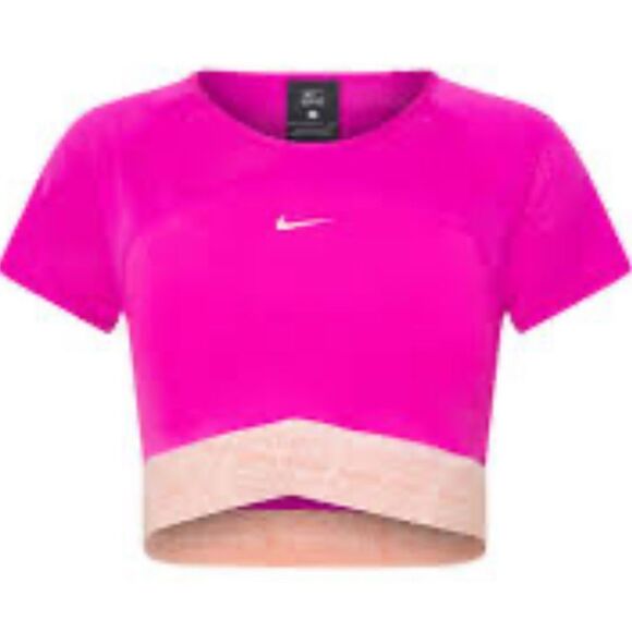 - NIKE DRY FIT CROSS FIT TOP NWOT Medium Pink - Picture 4 of 8